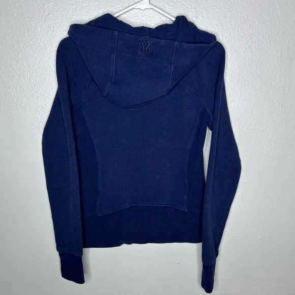 LULULEMON SCUBA HOODIE HEATHERED HERO BLUE JACKET - Picture 7 of 9